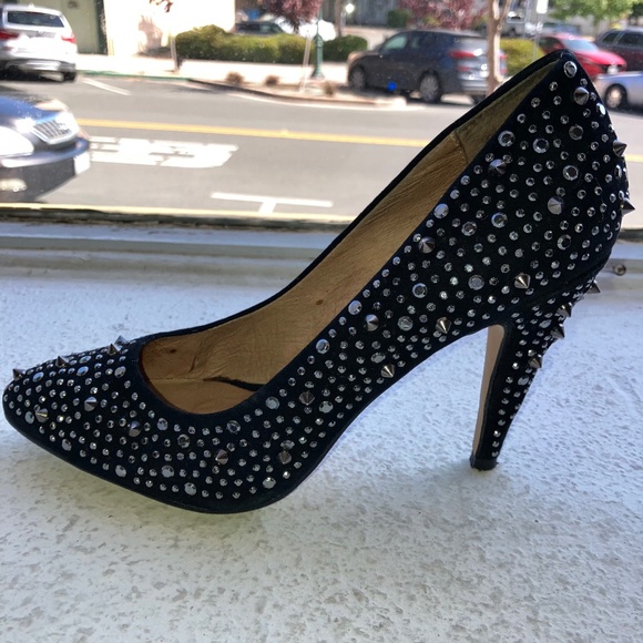 aldo rhinestone heels